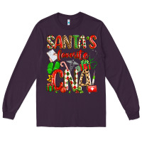 Plum santa's favorite cna Long Sleeve Tee - texasbilliewilder