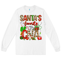 White santa's favorite cna Long Sleeve Tee - texasbilliewilder