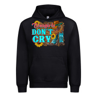 Black cowgirls don't crty boots hat sunflowers Urban Hoodie - Artiststas
