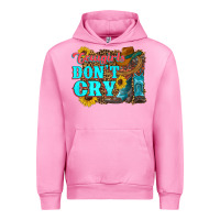 Fuchsia Pink cowgirls don't crty boots hat sunflowers Urban Hoodie - Artiststas