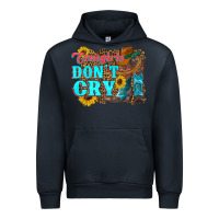 Navy cowgirls don't crty boots hat sunflowers Urban Hoodie - Artiststas