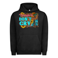 Pigment Black cowgirls don't crty boots hat sunflowers Urban Hoodie - Artiststas