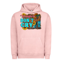 Pigment Salmon cowgirls don't crty boots hat sunflowers Urban Hoodie - Artiststas
