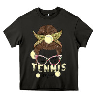 Asphalt tennis mom Heavy Core Tee - MaliasSmallBusiness