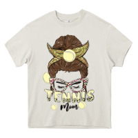 Cream tennis mom Heavy Core Tee - MaliasSmallBusiness