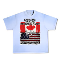 Grape Ice American By Birth Canadian By Blood Patriot By Choice Urban Heavy Tee - Bettercallsaul
