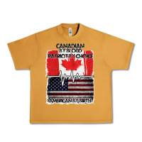 Peanut Butter American By Birth Canadian By Blood Patriot By Choice Urban Heavy Tee - Bettercallsaul