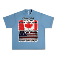 Pebble Blue American By Birth Canadian By Blood Patriot By Choice Urban Heavy Tee - Bettercallsaul