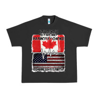 Pigment Black American By Birth Canadian By Blood Patriot By Choice Urban Heavy Tee - Bettercallsaul