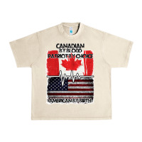 Sandshell American By Birth Canadian By Blood Patriot By Choice Urban Heavy Tee - Bettercallsaul