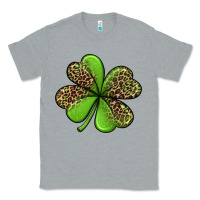 Heather Grey leopard shamrock Classic Tee - Jasminsmagicworld
