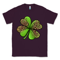 Plum leopard shamrock Classic Tee - Jasminsmagicworld