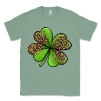 Sage leopard shamrock Classic Tee - Jasminsmagicworld