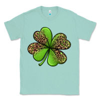 Seafoam leopard shamrock Classic Tee - Jasminsmagicworld