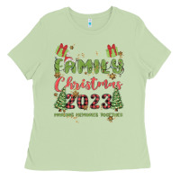 Matcha custom family christmas 2023 marking memories toge Ladies Tee - MaliasSmallBusiness
