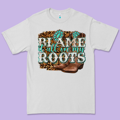 Blame It All On My Roots Premium Tee Designed By Nancycooperartshop