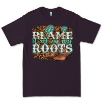 Plum blame it all on my roots Premium Tee - NancyCooperArtShop
