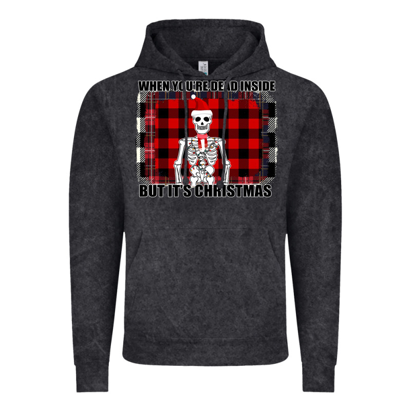 When You Re Dead Inside But It Christmas Skeleton Vintage Hoodie by Bettercallsaul | Teevron