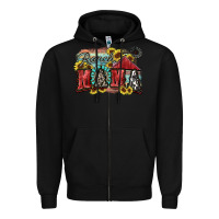 Black Ranch mama Motthaer's Day Zipper Hoodie - FaDigitalArtStudio