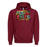 Burgundy Ranch mama Motthaer's Day Zipper Hoodie - FaDigitalArtStudio