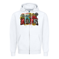White Ranch mama Motthaer's Day Zipper Hoodie - FaDigitalArtStudio