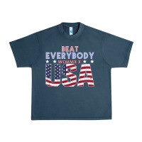 Midnight Navy Usa Beat Everybody Urban Heavy Tee - Bettercallsaul