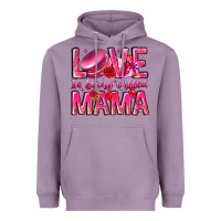 Lavender Love is Being Called Mama Heavyweight Hoodie - CowhideDigitalArt
