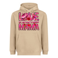 Love Is Being Called Mama Heavyweight Hoodie | Teevron