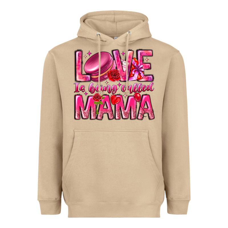 Love Is Being Called Mama Heavyweight Hoodie by CowhideDigitalArt | Teevron