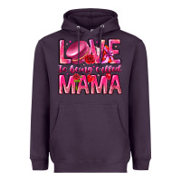 Plum Love is Being Called Mama Heavyweight Hoodie - CowhideDigitalArt