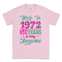 Bubblegum Pink made in 1972, 50 years of being awesome Classic Tee - Jasminsmagicworld