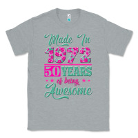 Heather Grey made in 1972, 50 years of being awesome Classic Tee - Jasminsmagicworld