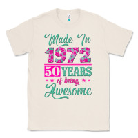 Natural made in 1972, 50 years of being awesome Classic Tee - Jasminsmagicworld