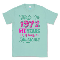 Seafoam made in 1972, 50 years of being awesome Classic Tee - Jasminsmagicworld