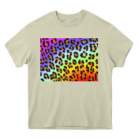 Mossy leopard background rainbow 3200x2400 Heavy Core Tee - AdoDesignShop