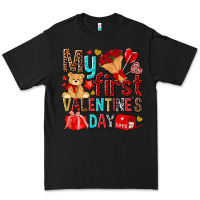 Black my first valentines day Premium Tee - NancyCooperArtShop