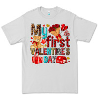 Dove Grey my first valentines day Premium Tee - NancyCooperArtShop