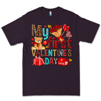 Plum my first valentines day Premium Tee - NancyCooperArtShop