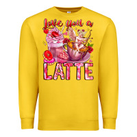 Lemon Love You Latte Valentine Cupid Premium Sweatshirt - CowhideDigitalArt