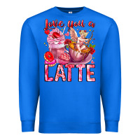 True Royal Love You Latte Valentine Cupid Premium Sweatshirt - CowhideDigitalArt