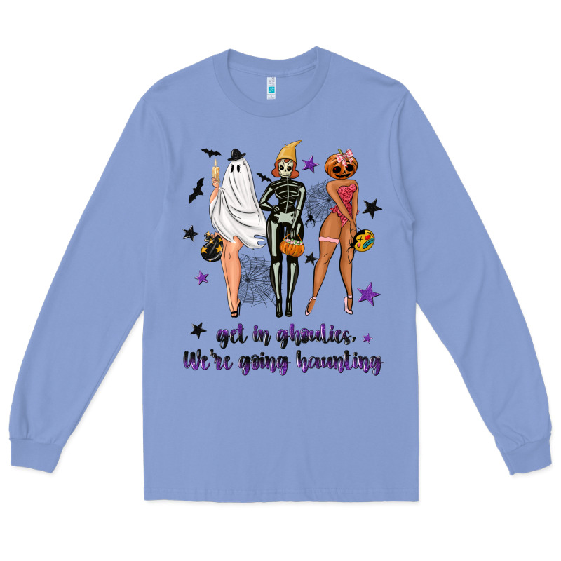 Get In Ghoulies Were Going Haunting Long Sleeve Tee by NancyCooperArtShop | Teevron
