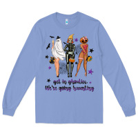 Colony Blue Get in ghoulies were going haunting Long Sleeve Tee - NancyCooperArtShop