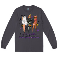 Smoke Get in ghoulies were going haunting Long Sleeve Tee - NancyCooperArtShop