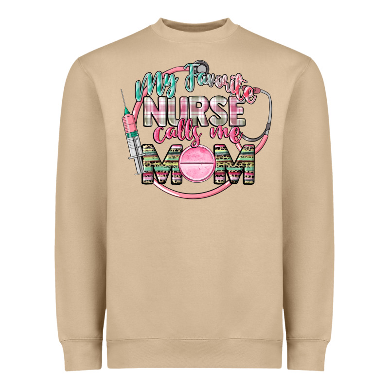 My Favorite Nurse Calls Me Mom Heavyweight Sweatshirt by CowGirlArtShop | Teevron