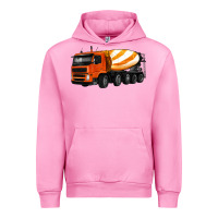 Fuchsia Pink cement truck Urban Hoodie - Artiststas