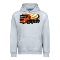 Heather Grey cement truck Urban Hoodie - Artiststas