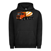 Pigment Black cement truck Urban Hoodie - Artiststas