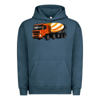 Pigment Midnight Navy cement truck Urban Hoodie - Artiststas