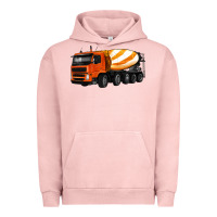 Pigment Salmon cement truck Urban Hoodie - Artiststas