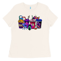 Bone gaming coffee cups Ladies Tee - NancyCooperArtShop
